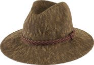 San Diego Hat Faux Suede Trim Knit Fedora
