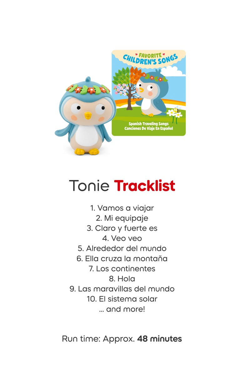 tonies Spanish Celebration & Traveling Songs Character Bundle, Alternate, color, Multicolor