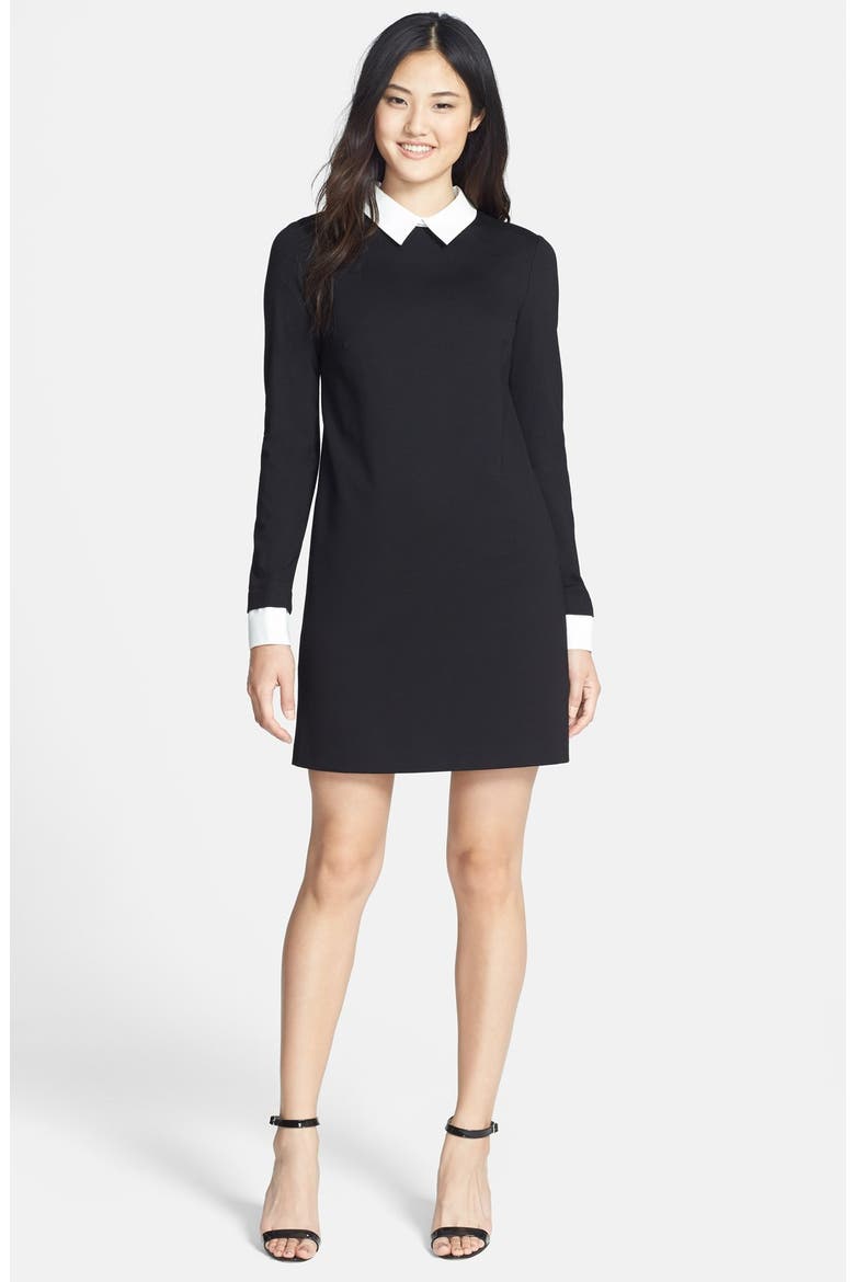 Ponte Shirtdress, Alternate, color, RICH BLACK