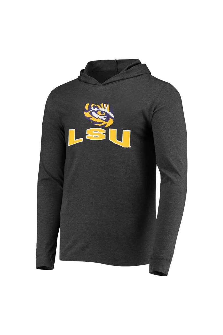 Men's Concepts Sport Purple/Heather Charcoal LSU Tigers Meter Long Sleeve Hoodie T-Shirt & Jogger Pajama Set, Alternate, color, Purple