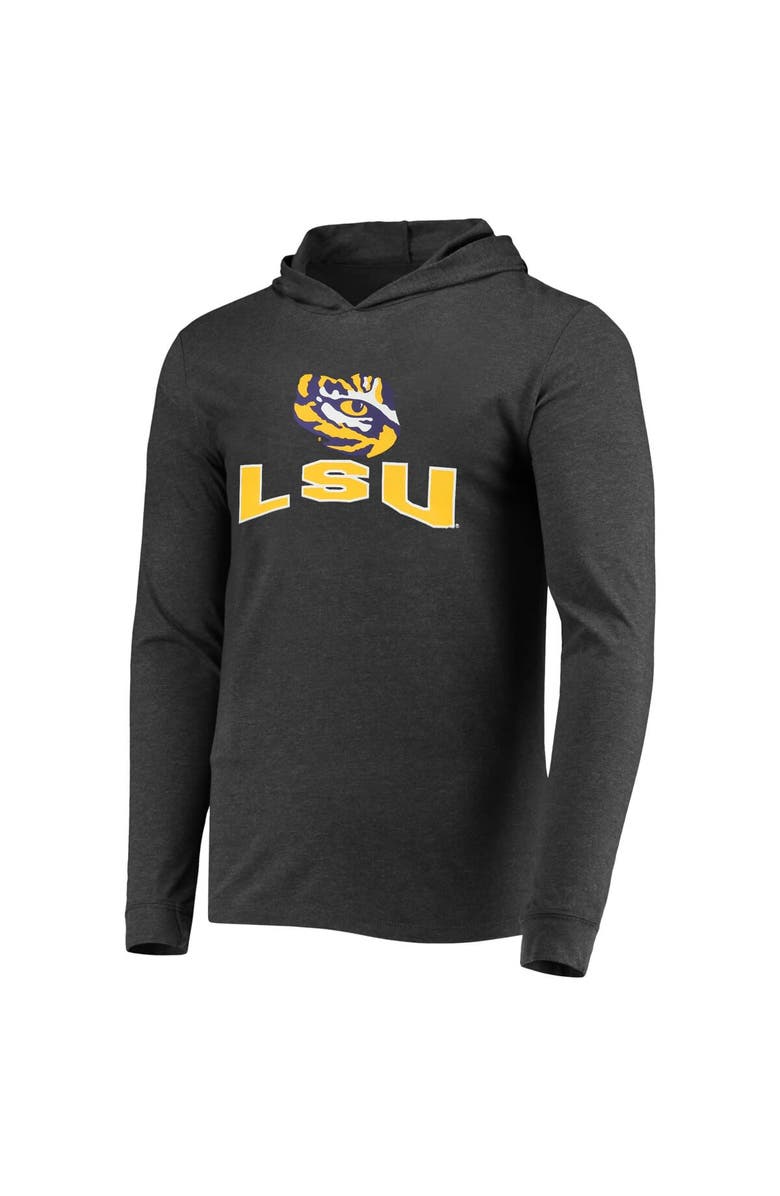 CONCEPTS SPORT Men's Concepts Sport Purple/Heather Charcoal LSU Tigers Meter Long Sleeve Hoodie T-Shirt & Jogger Pajama Set, Alternate, color, 