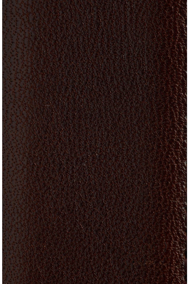 YSL Logo Buckle Reversible Leather Belt, Alternate, color, BLACK/ RED TAN