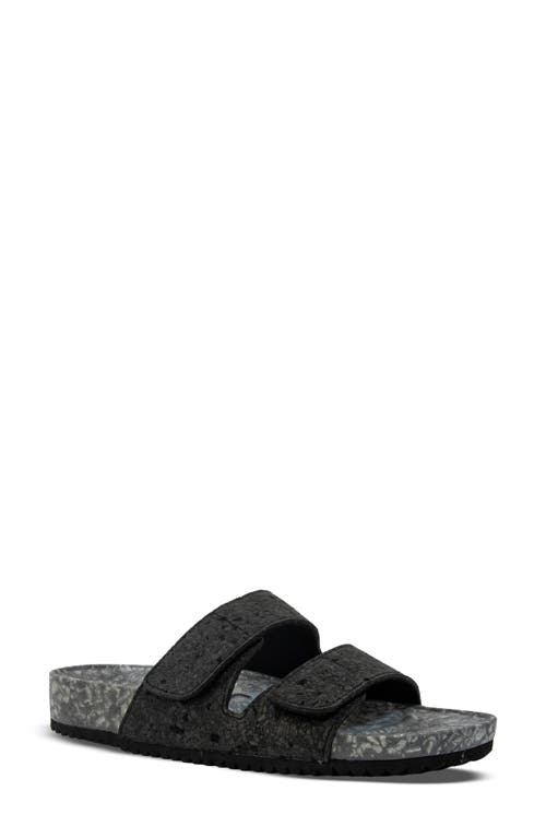 Fleks Riviera Slide Sandal In Black