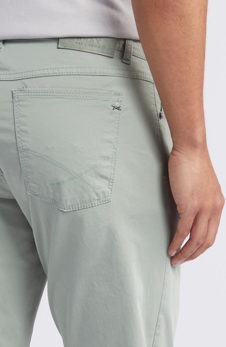 Brax Cooper Fancy Regular Fit Five-Pocket Pants, Alternate, color, Avocado