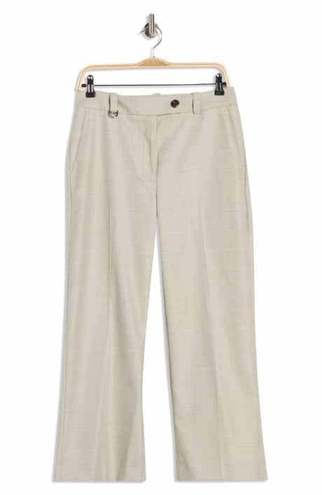 DKNY Mélange Windowpane Crop Pants