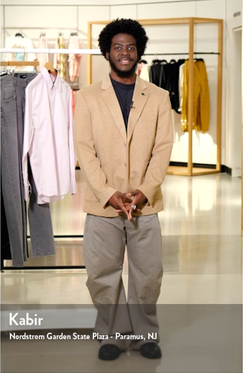 Notch Collar Two Button 4-Way Stretch Jacket, sales video thumbnail