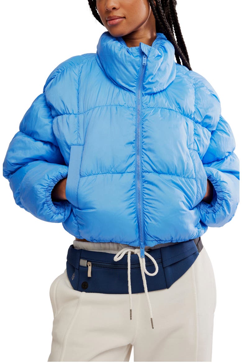 FP Movement In a Bubble Puffer Jacket, Main, color, RIVERA BLUE