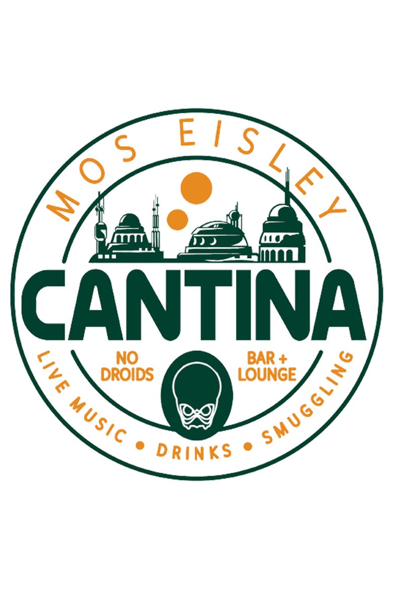 Men's Star Wars Mos Eisley Cantina Badge  Graphic T-Shirt, Alternate, color, White