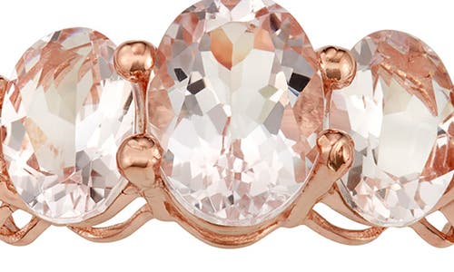 Fuzion Creations Morganite Ring In Rose