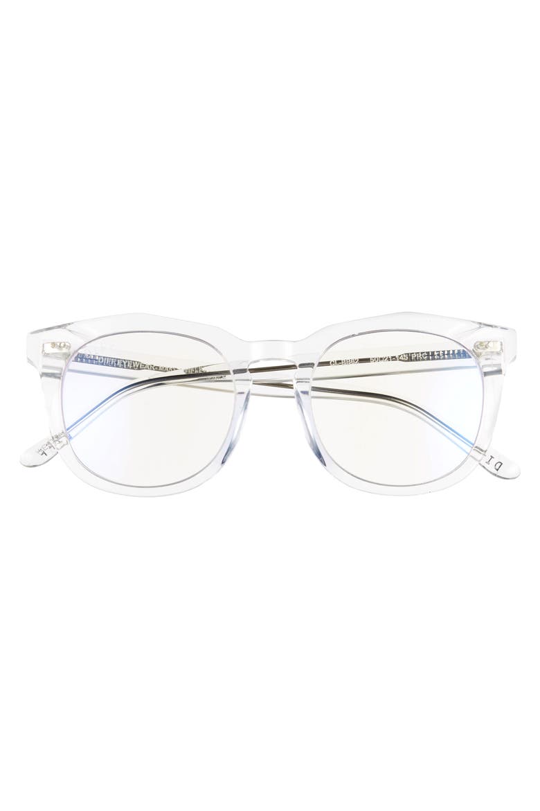 50mm Blue Light Blocking Glasses, Alternate, color, CLEAR CRYSTAL