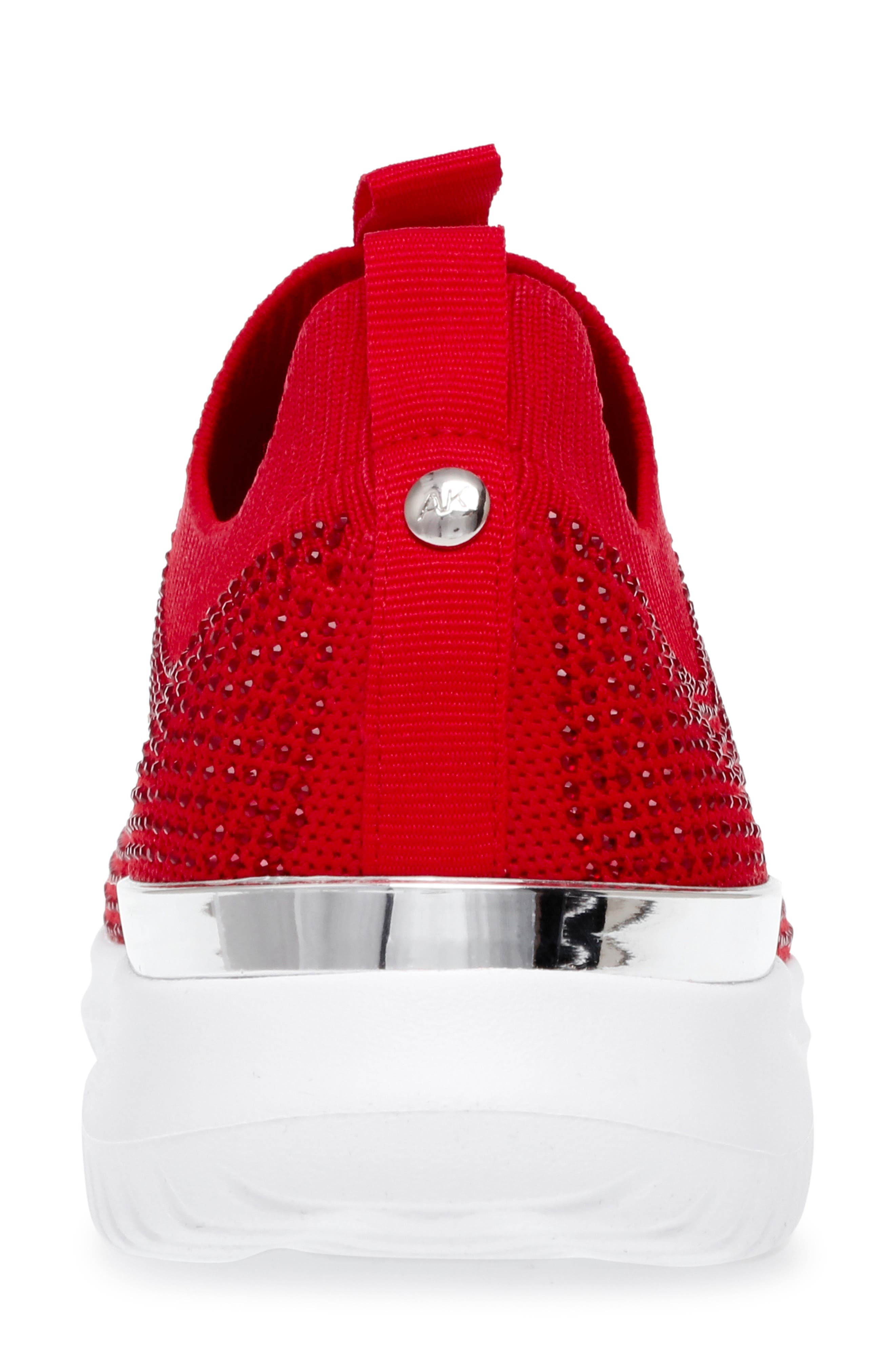 Mylee Slip-On Sneaker, Alternate, color, RED