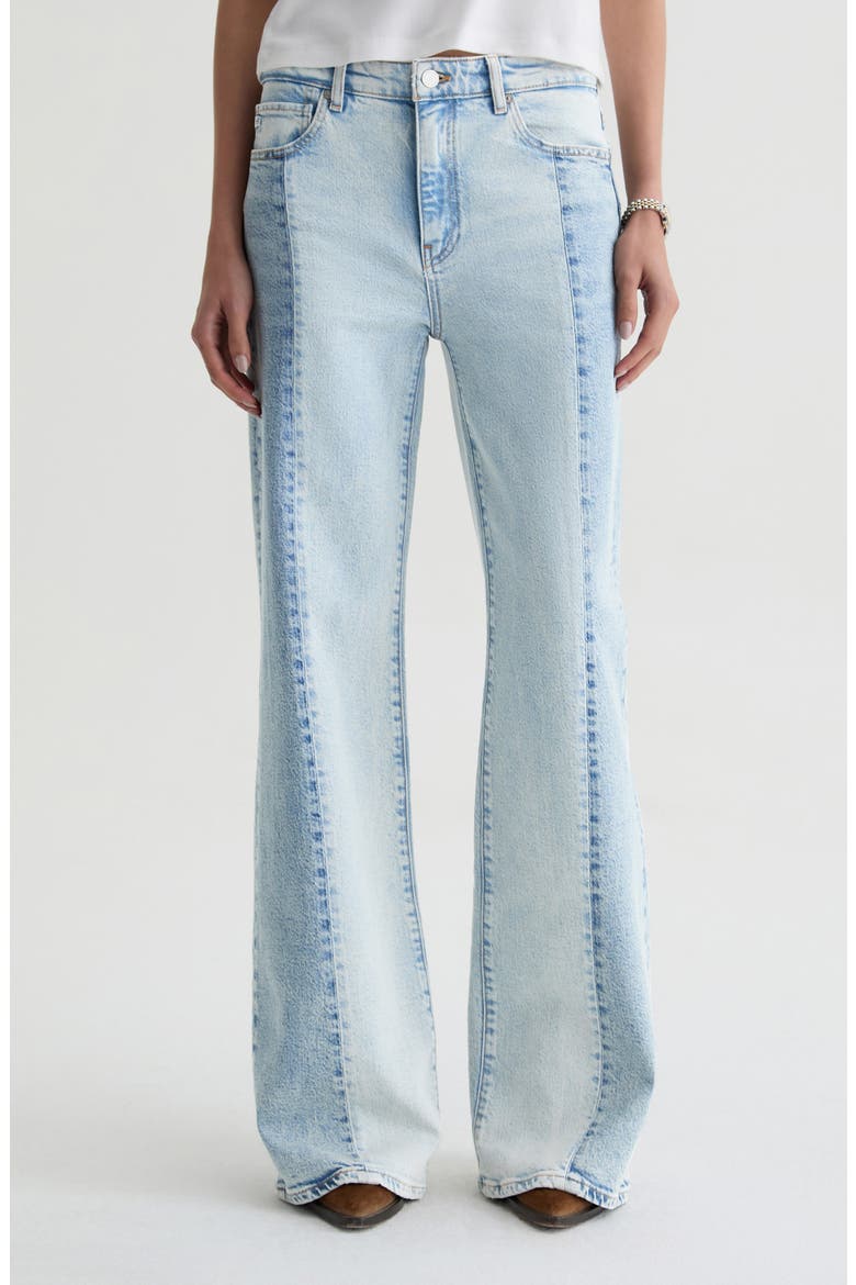 Saige Paneled Wide Leg Jeans, Main, color, SOLAR FLARE