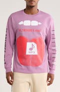 PLEASURES Piracy Long Sleeve Cotton Graphic T-Shirt