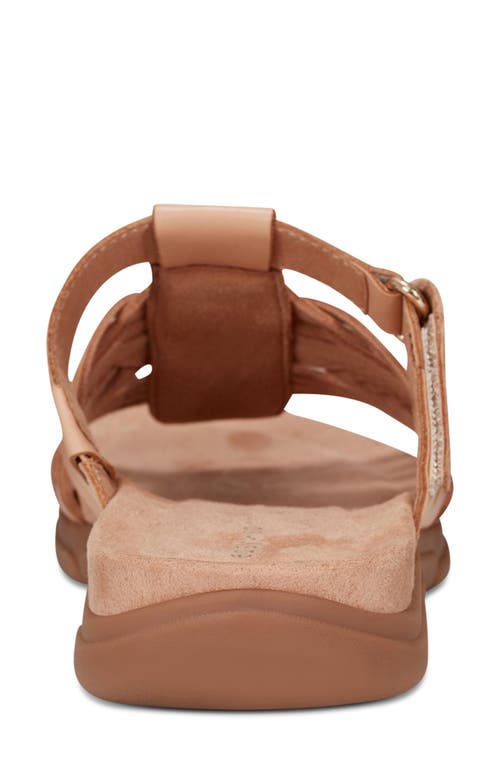 Shop Easy Spirit Mindi Slide Sandal In Light Natural