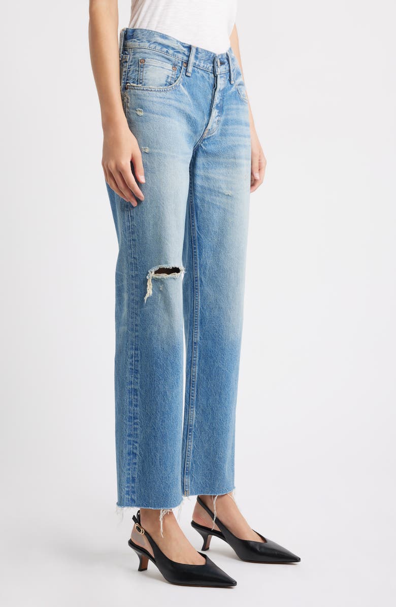 MOUSSY VINTAGE Frankford Ankle Straight Leg Jeans, Alternate, color, Blue