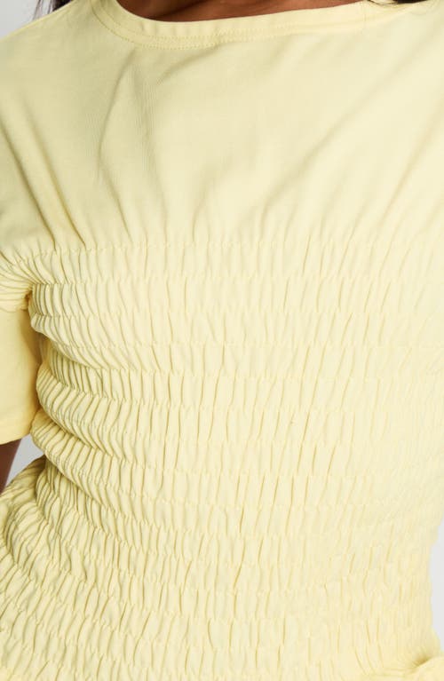 Princess Polly Maybe Tomorrow Smocked Top In Yellow