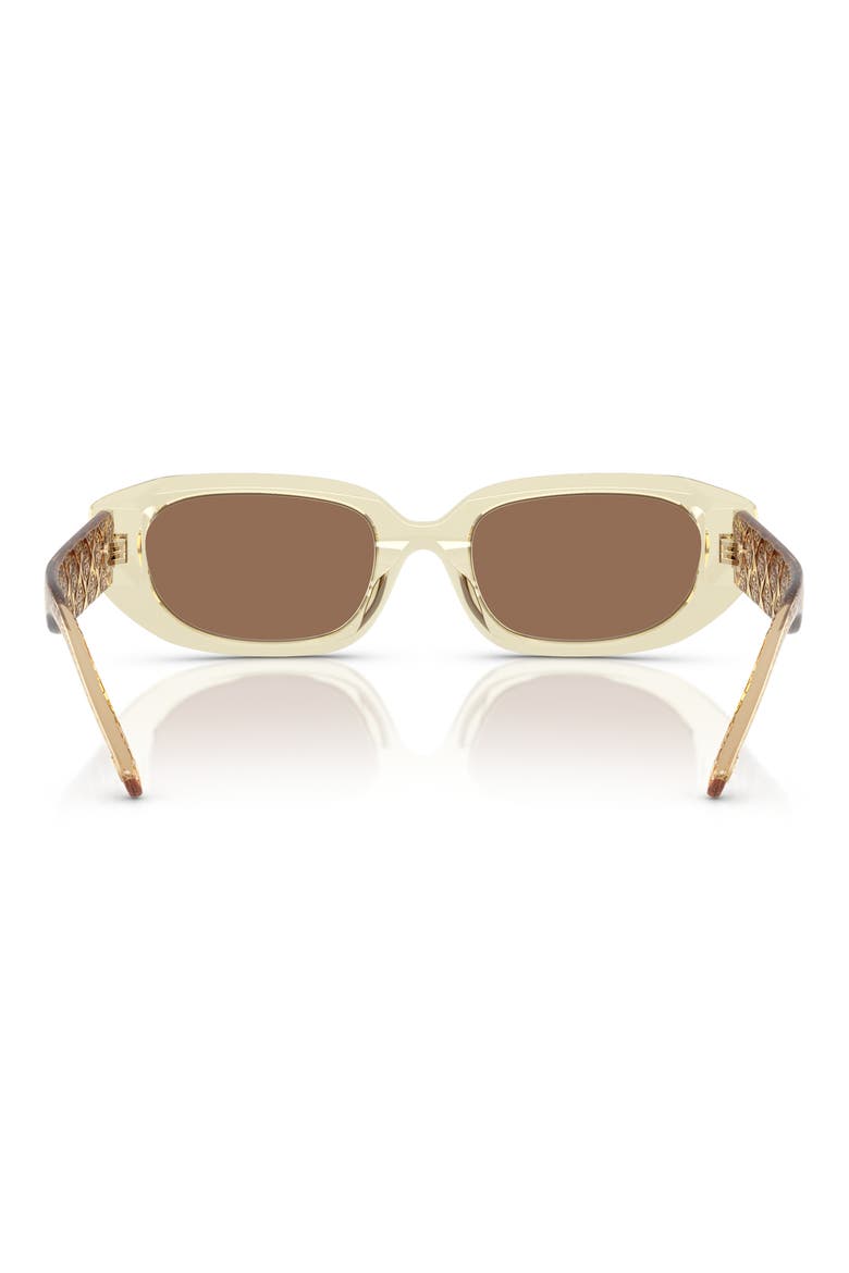 52mm Rectangular Sunglasses, Alternate, color, YELLOW