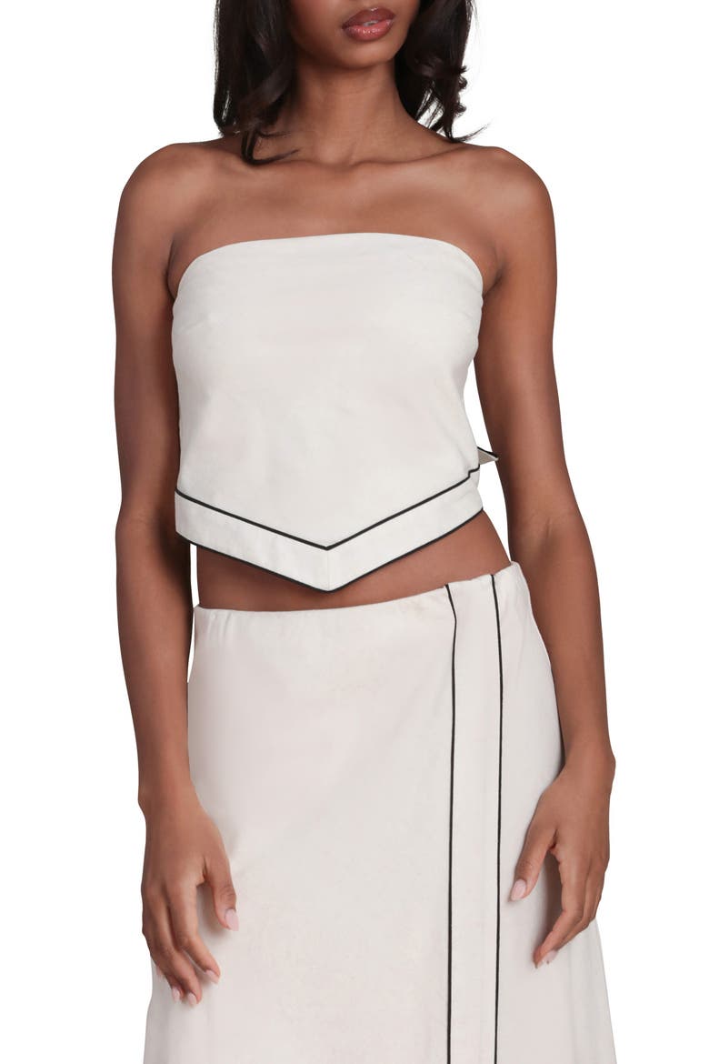 Piped Scarf Camisole, Alternate, color, OATMEAL-BLACK