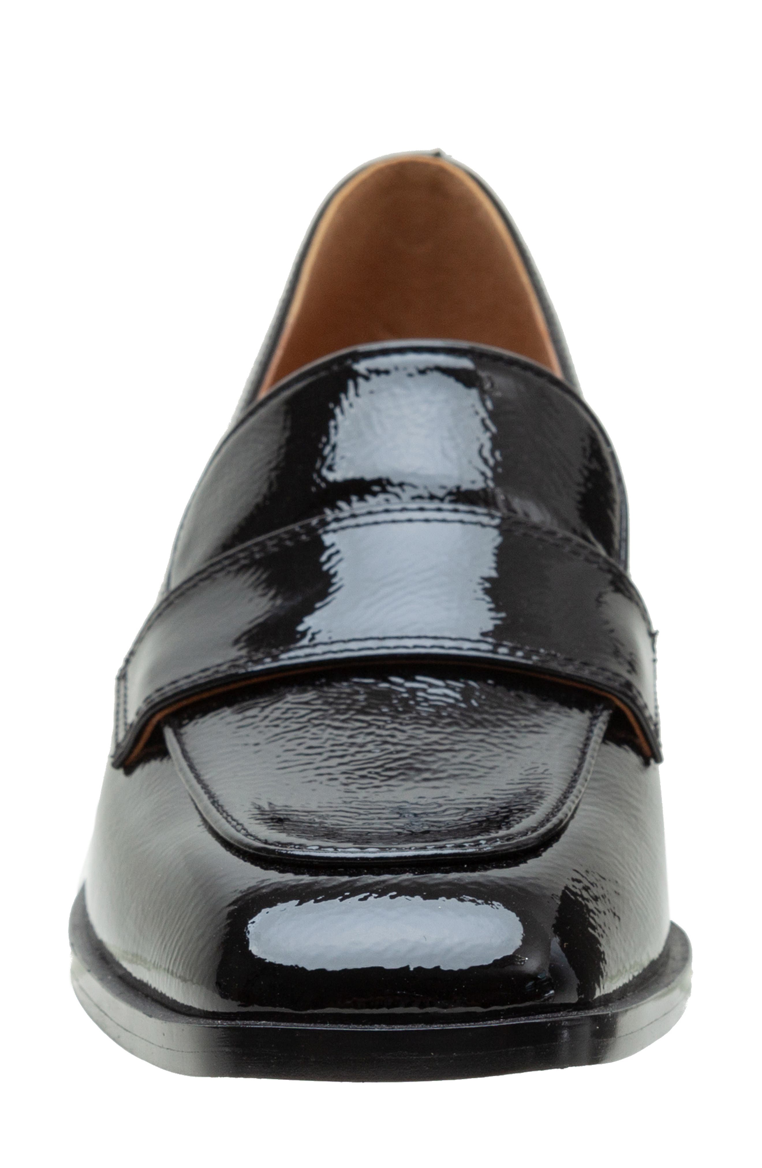 Linea Paolo Malone Loafer Pump, Alternate, color, Blk Patent