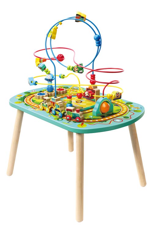 Hape Twisting Railway Maze Table in Multi 