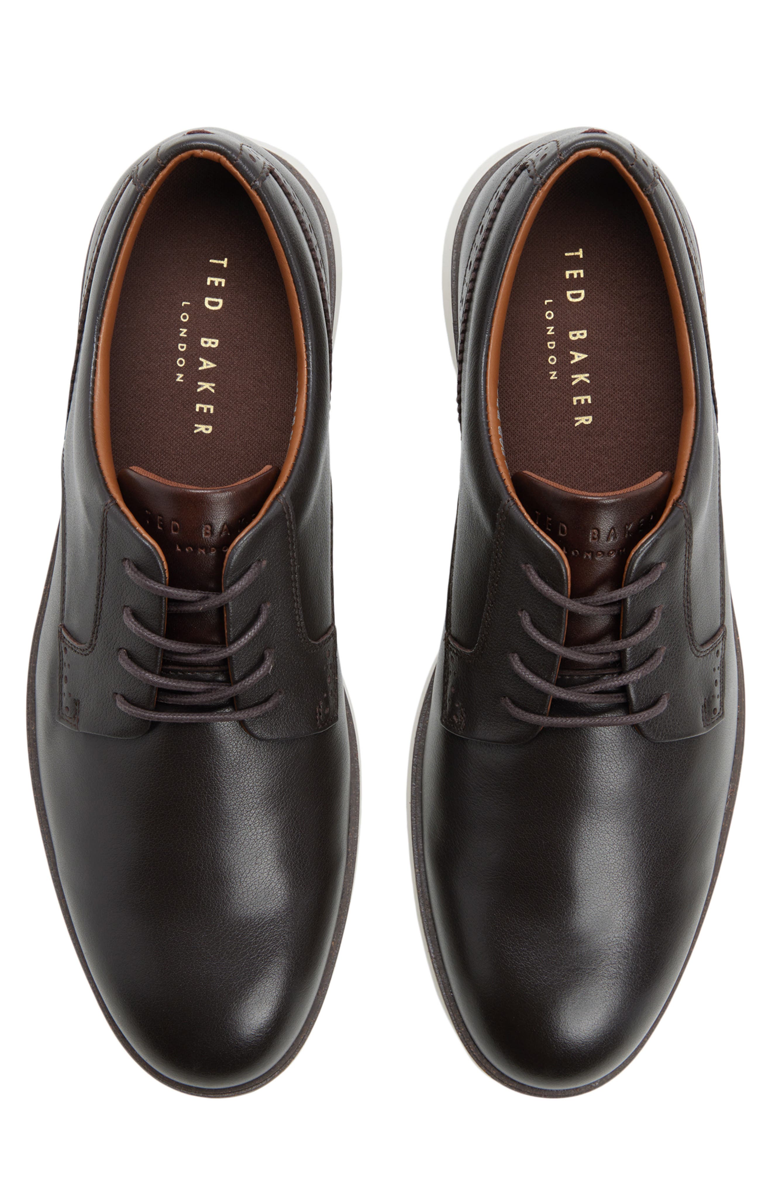 Ted Baker Huxley Derby, Alternate, color, Dark Brown
