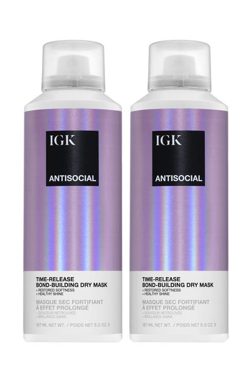 Antisocial Dry Mask Duo Set $76 Value