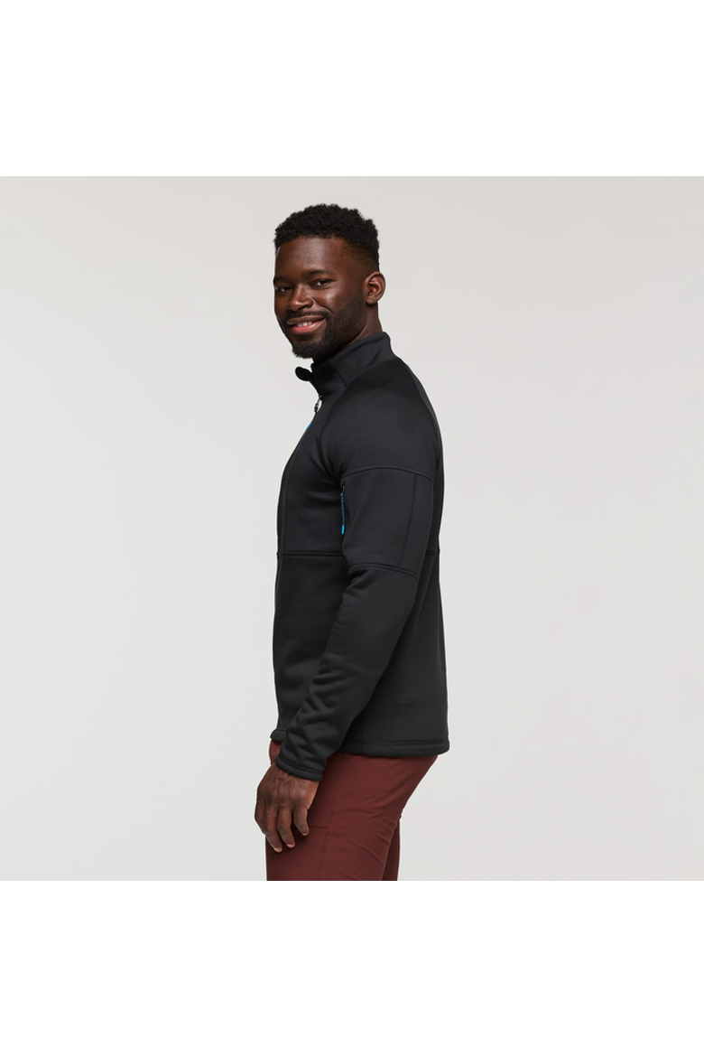 Tempa Fleece Half-Zip Pullover - Men's, Alternate, color, Cotopaxi Black