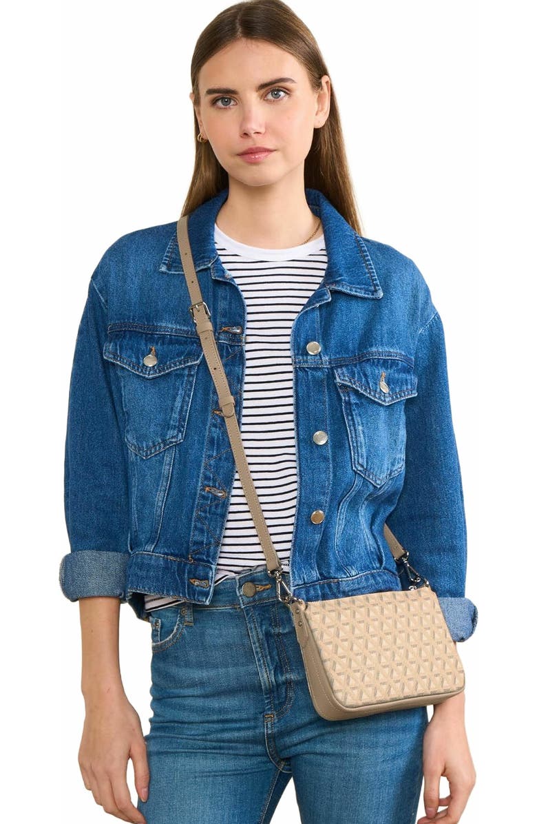 Lancaster Zipped Pouch S Ikon, Alternate, color, Beige