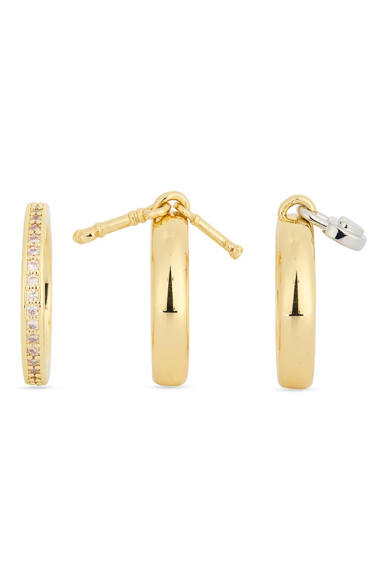 Set of Three Lock and Key Rings, Alternate, color, CLEAR/ TWO TONE