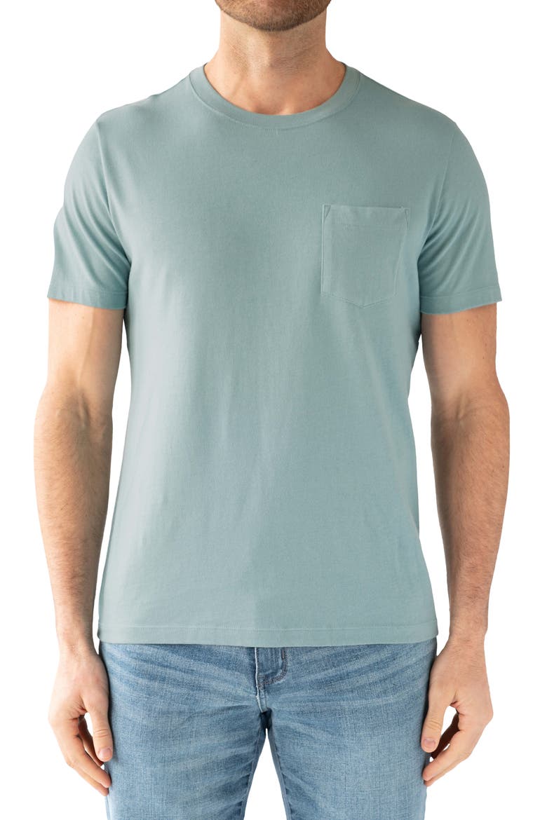 Signature Pocket T-Shirt, Main, color, VINTAGE BLUE