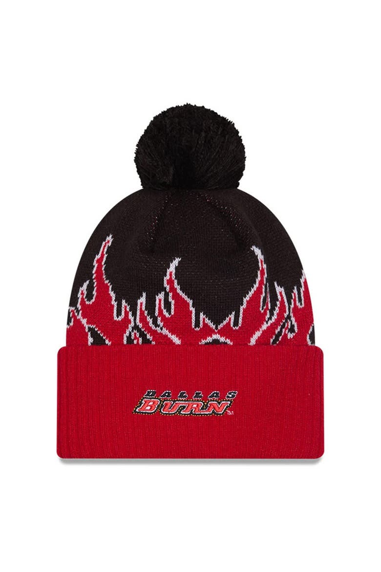 Men's New Era  Red FC Dallas 2025 Jersey Hook Cuffed Knit Hat With Pom, Alternate, color, Red