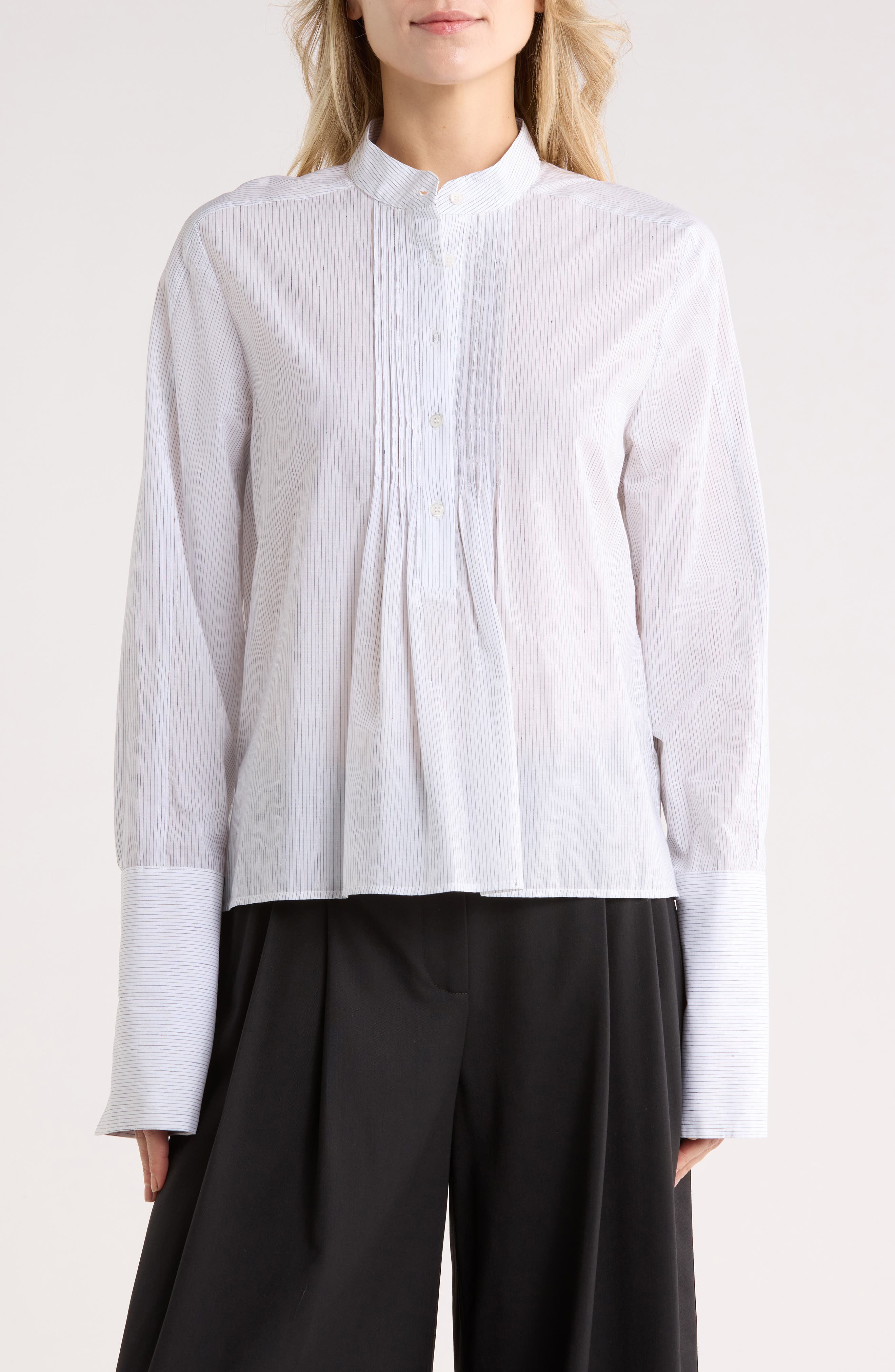 TWP Revelry Cotton & Linen Blend Shirt