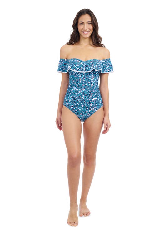 Juliette Off-Shoulder Ruffle Tankini