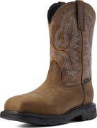 Ariat WorkHog XT Square Toe Waterproof Western Leather Boot