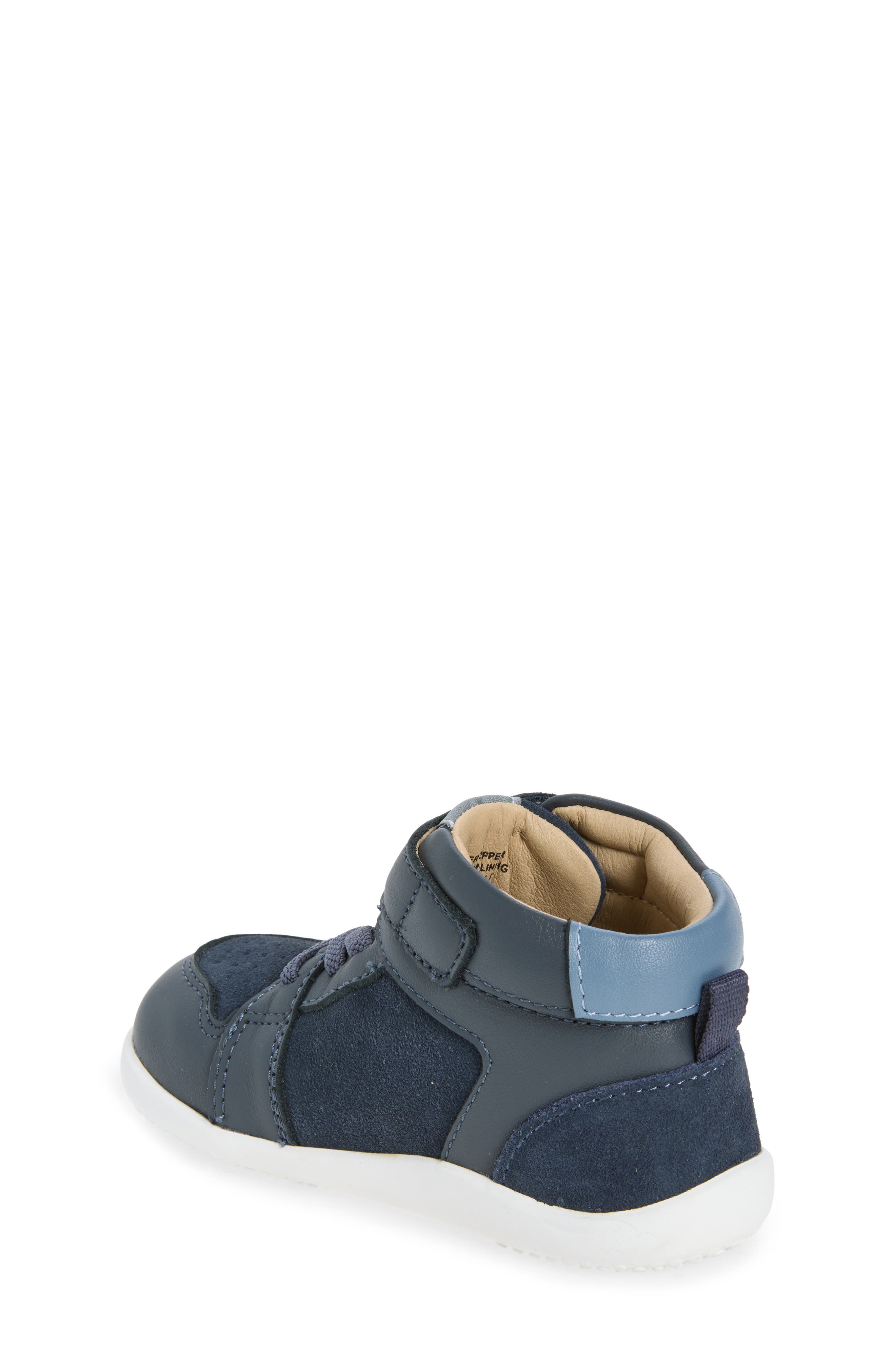 Kids' Jump Ground High Top Sneaker, Alternate, color, NAVY SUEDE