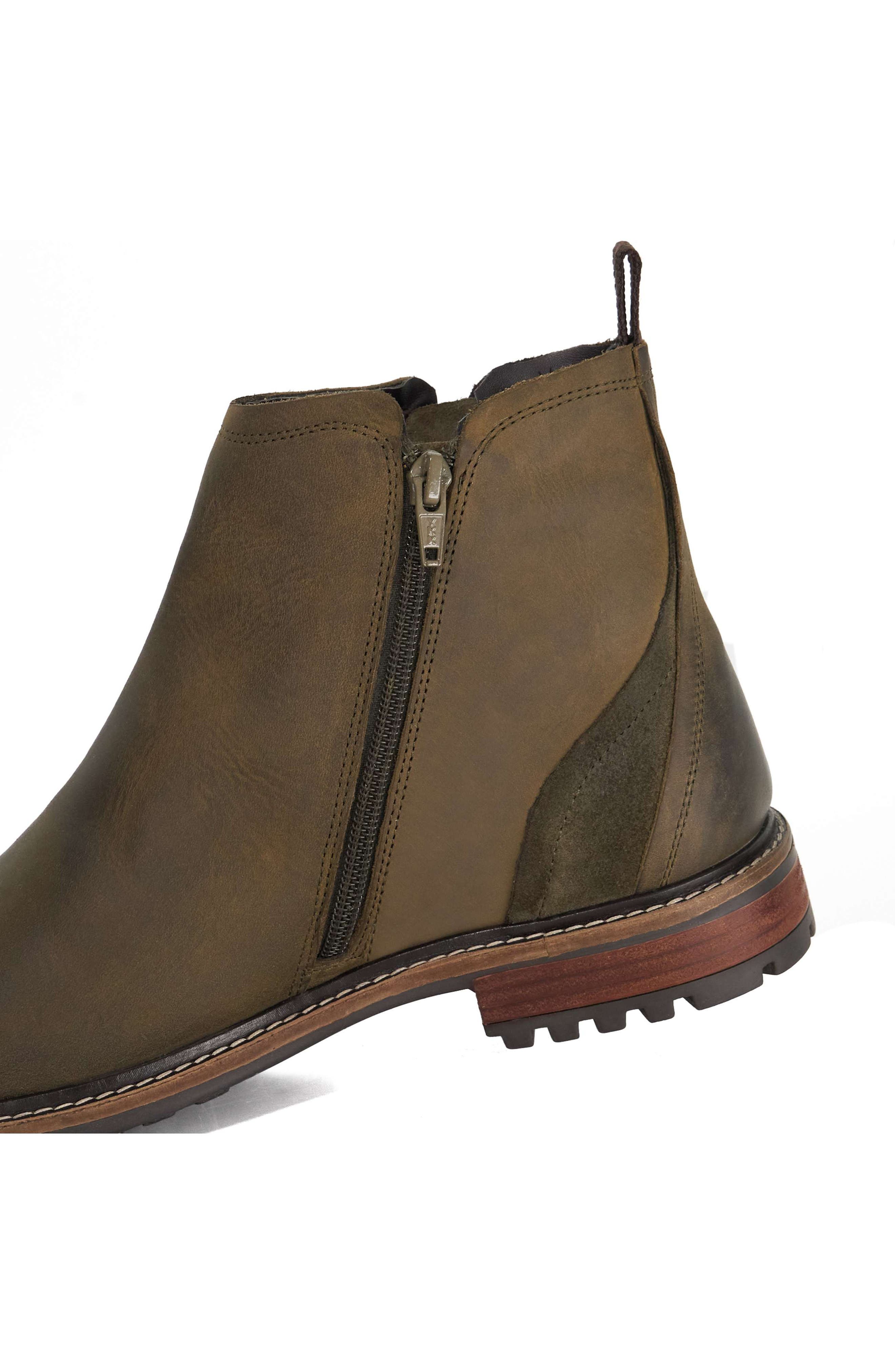 Cian Side Zip Boot, Alternate, color, KHAKI
