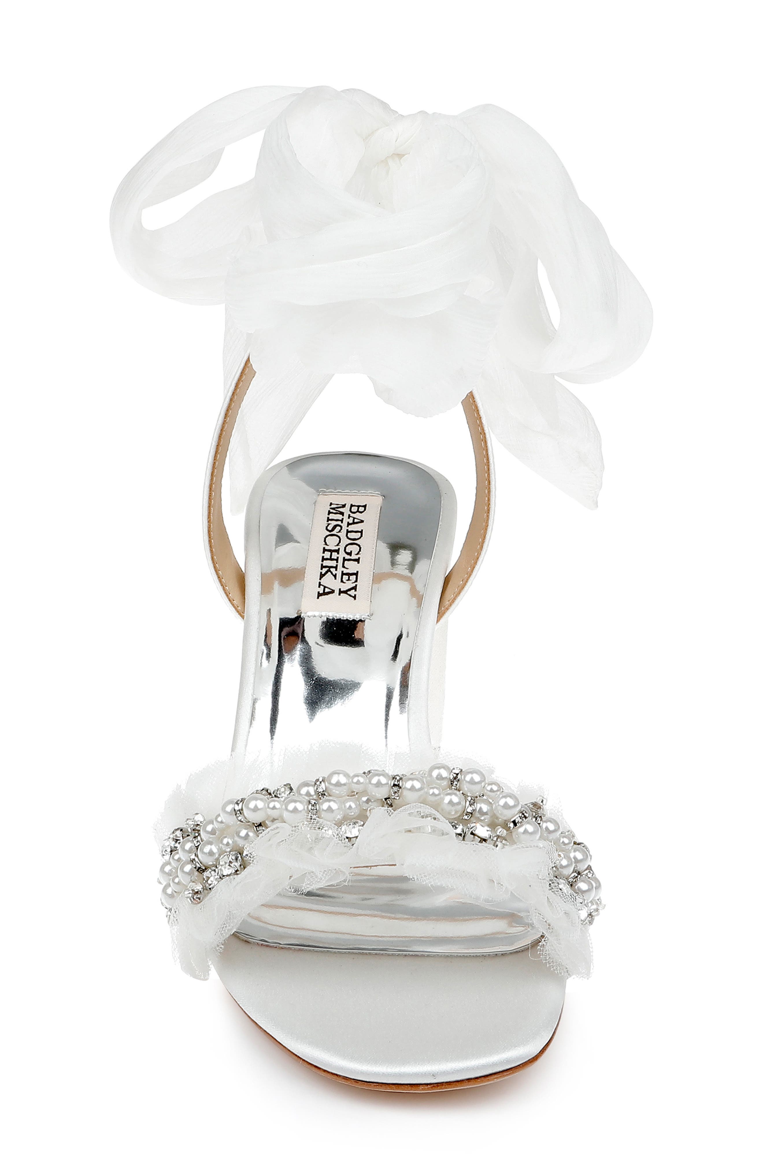 Badgley Mischka Collection Tana Ankle Tie Sandal, Alternate, color, 