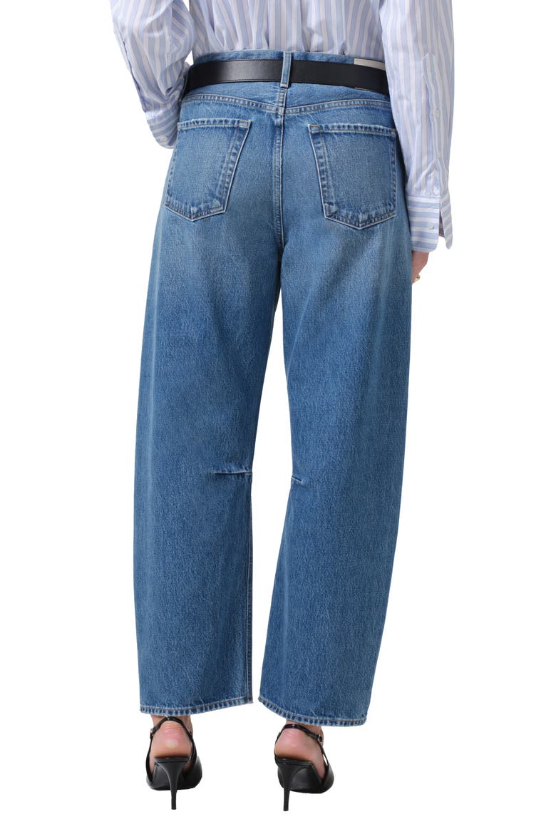 Miro High Waist Barrel Jeans, Alternate, color, PACIFICA