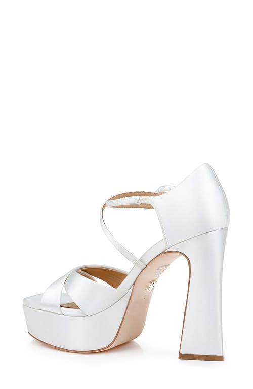 BADGLEY MISCHKA BADGLEY MISCHKA COLLECTION JAYLEEN ANKLE STRAP PLATFORM SANDAL 