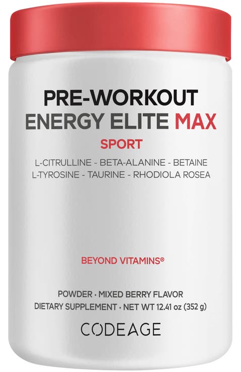 Pre-Workout Energy Elite Max - Mixed Berry