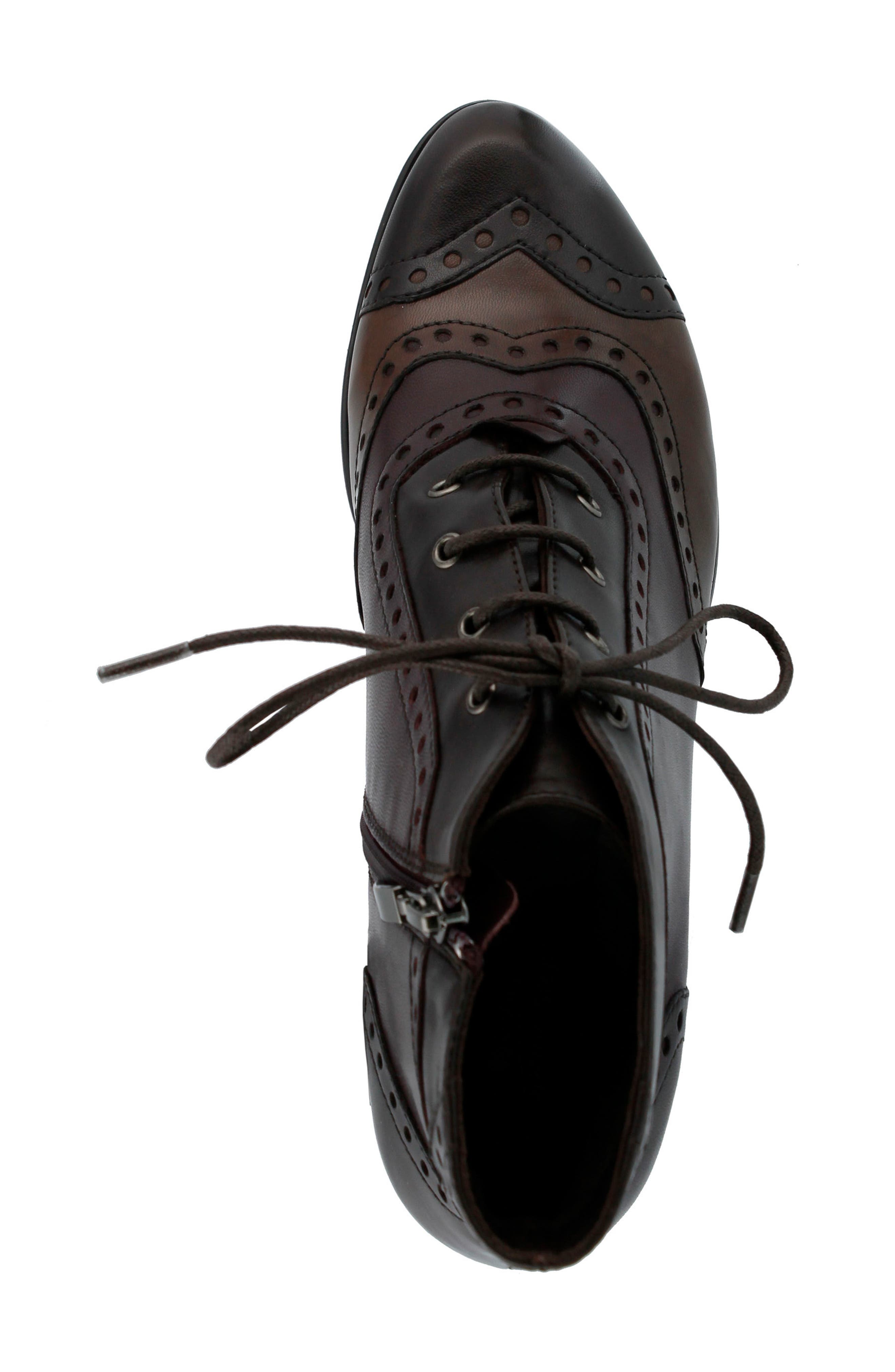 Spring Step Heroic Bootie, Alternate, color, Brown Multi Leather