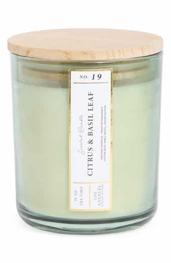 PORTOFINO CANDLES Citrus & Basil Leaf Artisan Jar Candle