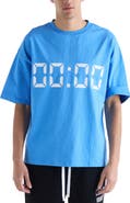 VOUSETI Us Against Time Cotton Graphic T-Shirt