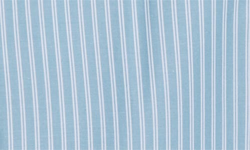 Acne Studios Sunnie Stripe Organic Cotton Poplin Button-up Shirt In Blue