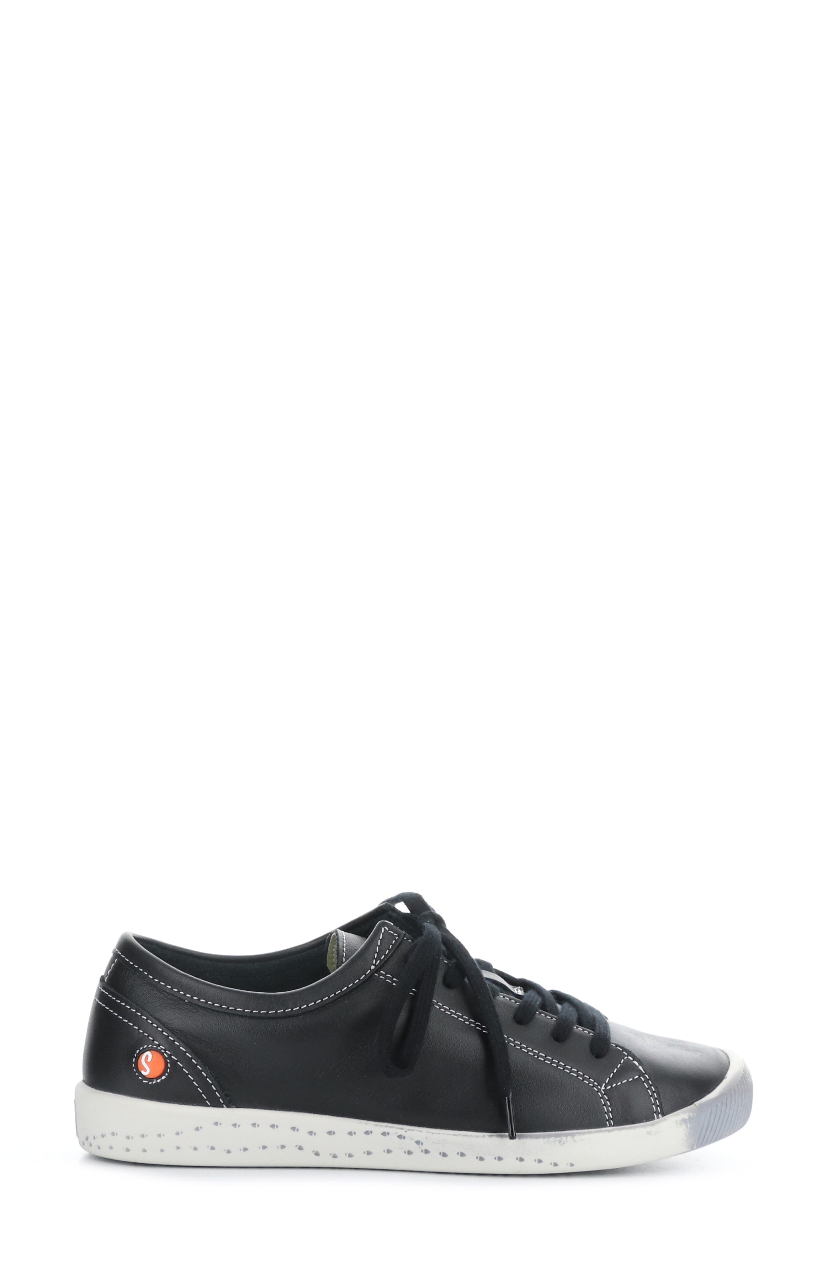 Softinos by Fly London Isla Sneaker, Alternate, color, Black Leather