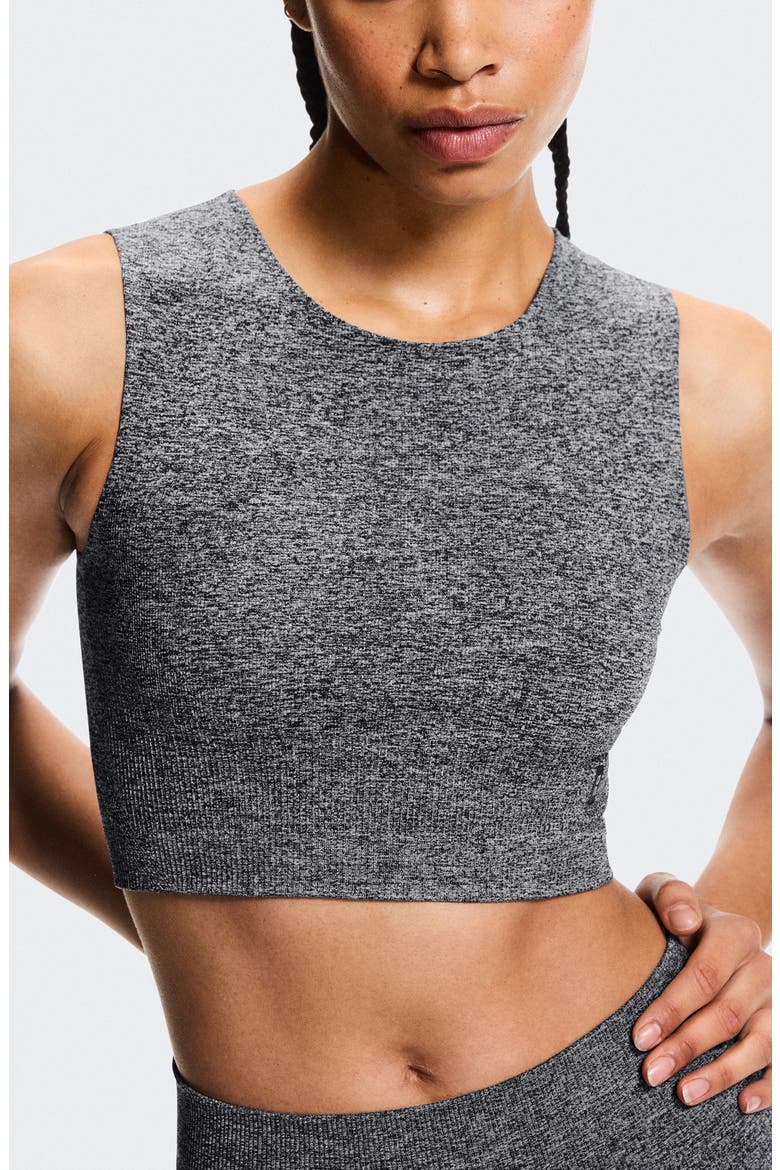 Studio Crop Tank, Main, color, GRAPHITE HEATHER
