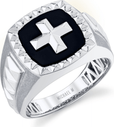 Michael M Men's Tetra Signet Ring