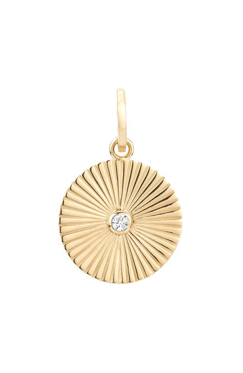 Adina Reyter Diamond Rays Charm in Yellow Gold 