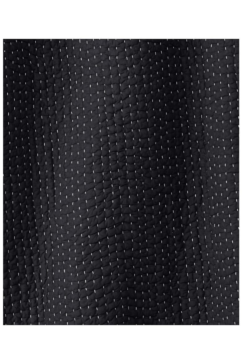 Seed Stitch Quilt, Alternate, color, Black Slate