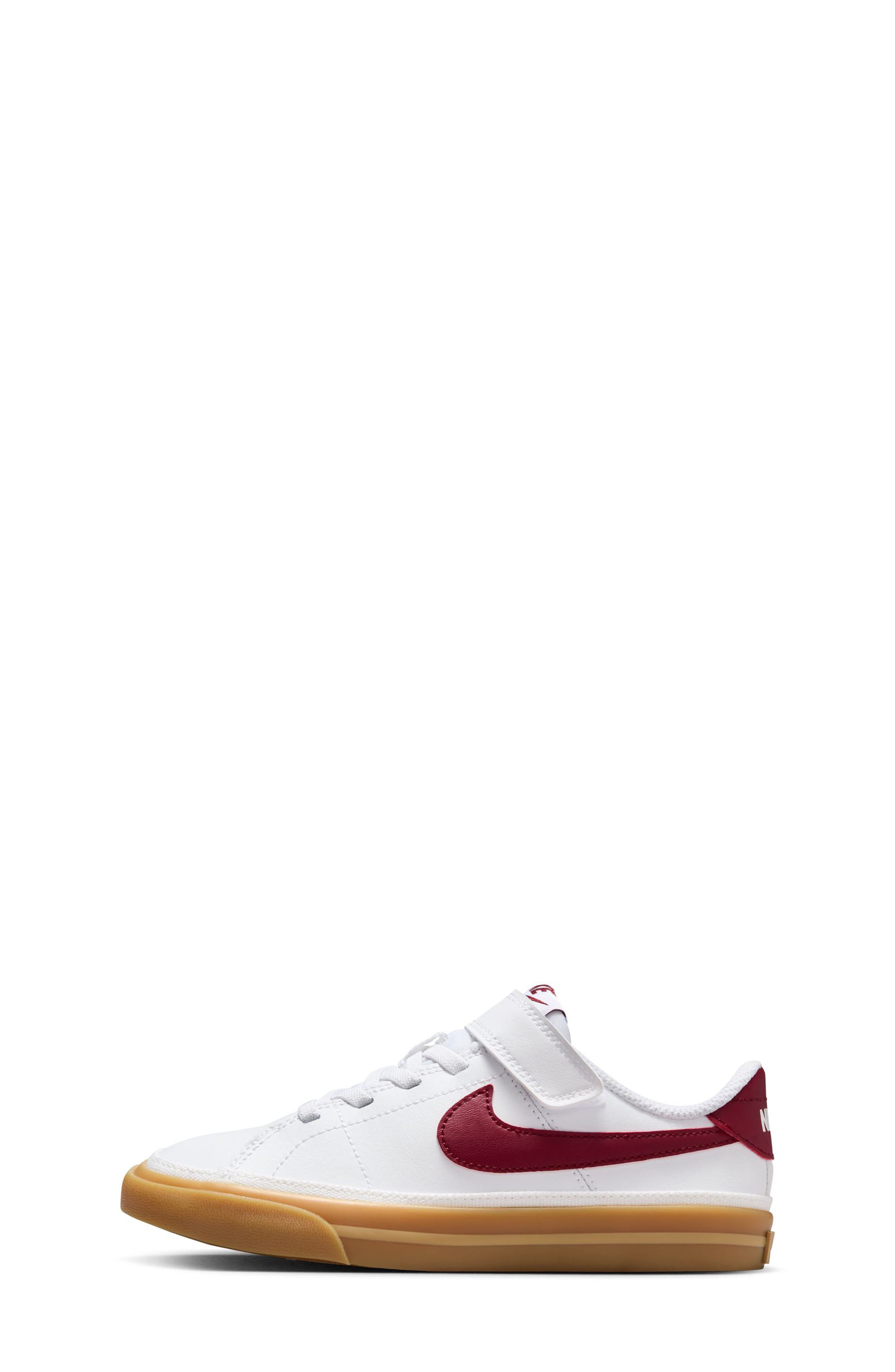 Kids' Court Legacy Sneaker, Alternate, color, WHITE/ TEAM RED/ YELLOW
